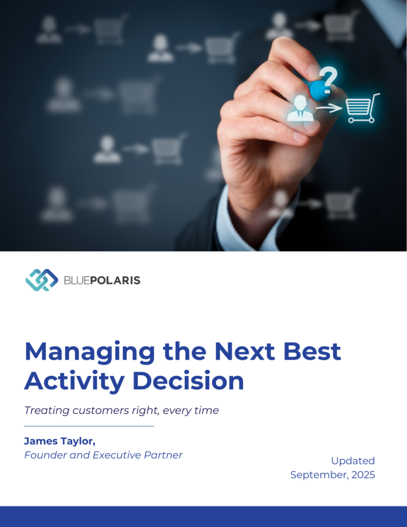Managing the Next Best Activity Decision