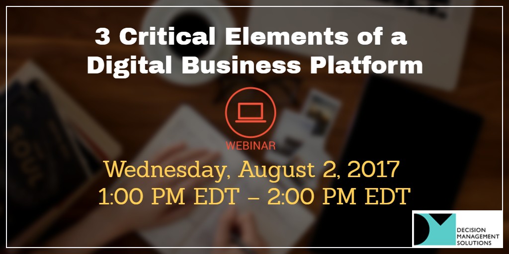 3 Critical Elements Webinar
